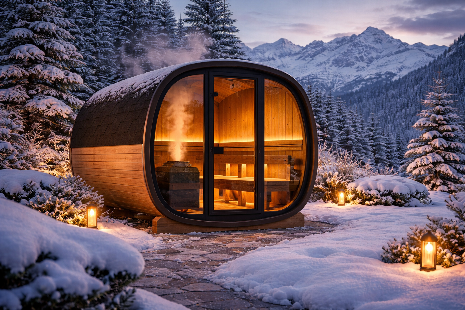 Sauna im Winter: So wird es zum magischen Erlebnis