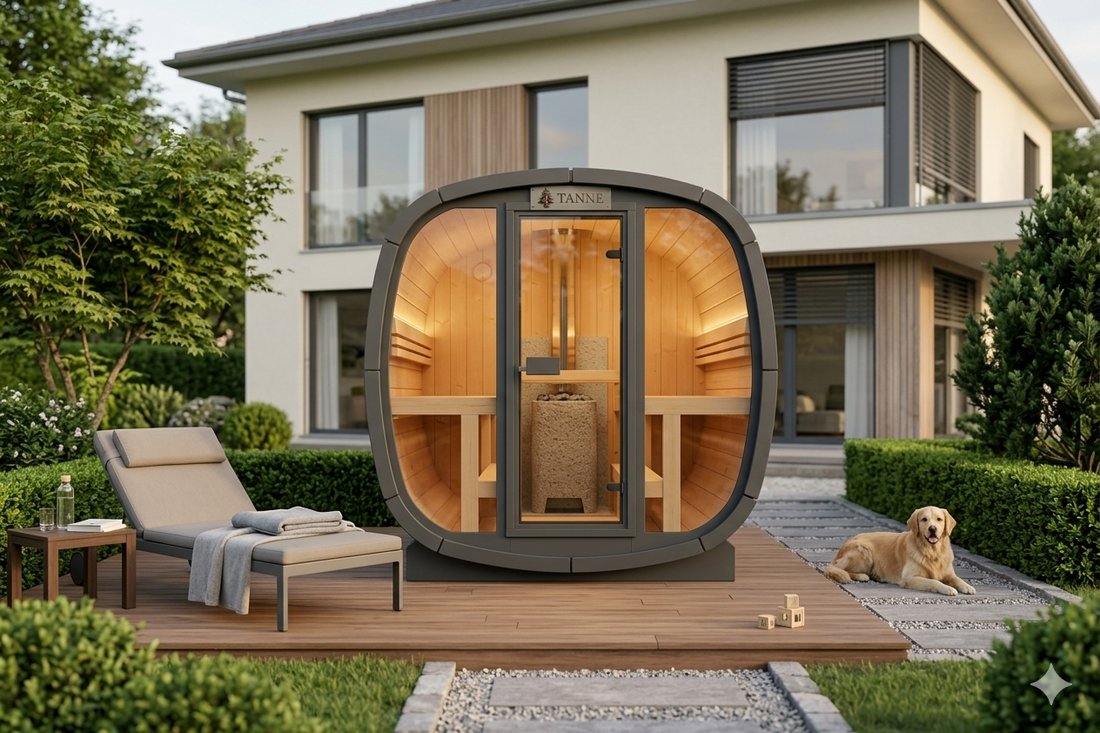 HAIN Gartensauna: Premium Design für Schweizer Gärten