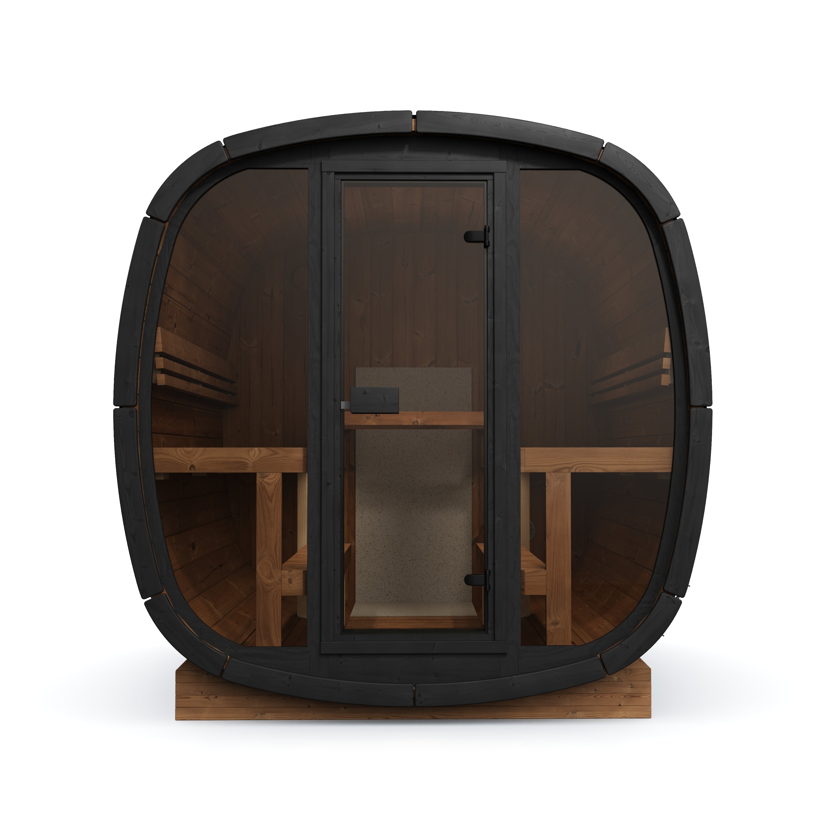HAIN — Premium Gartensauna aus Thermoholz | 3–4 Personen