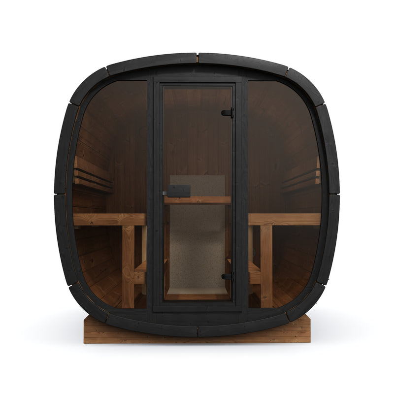 HAIN — Premium Gartensauna aus Thermoholz | 3–4 Personen