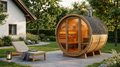 SURA — Kompakte Gartensauna aus Thermoholz | 3–4 Personen